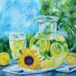 Лимонад и газированная вода, лето, напитки